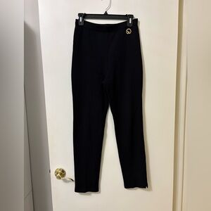 St. John Santana Knit Black Pants SZ 2